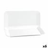 Gratinform Quid Basic Rektangulær Keramikk Hvit (6 Enheter) (31 x 18 cm)