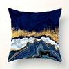 Marble  Gold Wave Pattern Pillow Covers Pattern Cushion Cover Suitable For Sofa Bedroom Car Pillow Cover