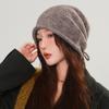 Elastic Knitted Stacked Hat Hip-hop Brimless Beanie Cap Fashion Y2K Pullover Cap  Women/Girls
