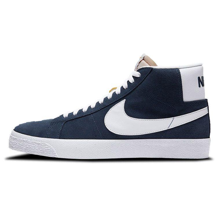 Nike Sb Zoom Blazer Mid Navy Weiß 864349-401 37.5