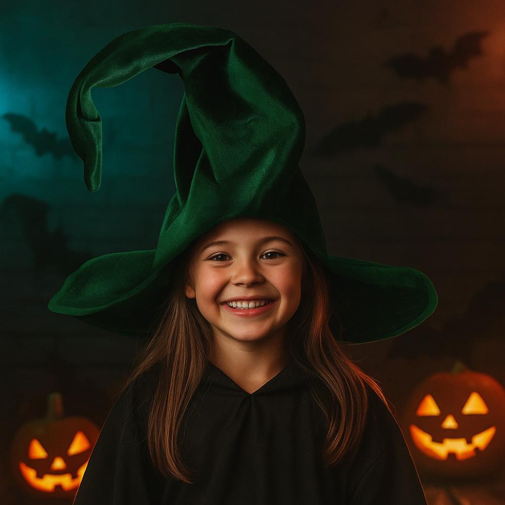 Velvet Cloth Halloween Witch Hat Gothic Queen Mesh Baroque Witch Hat Cosplay Photo Props Decoration Supplies Wizard Cap Adult