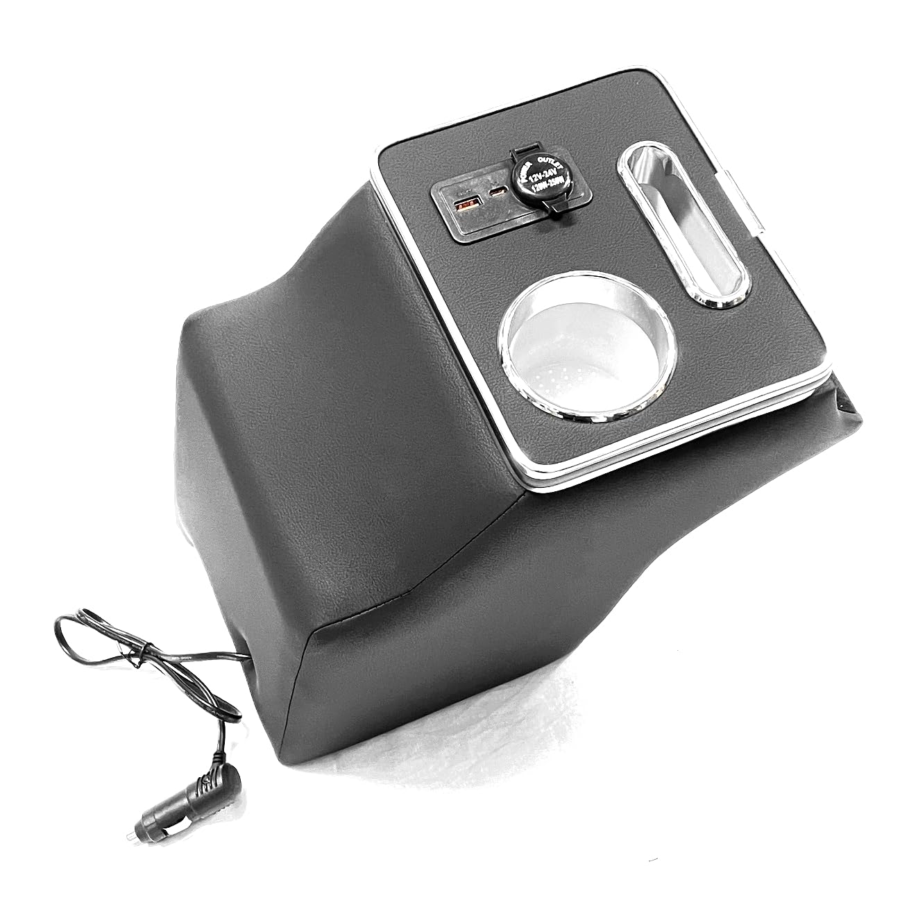 

CGP Центральная консоль для Atrai и Hijet Cargo Подстаканник для напитков и смартфонов USB Гнездо прикуривателя S700V/S710V, Держатель, Держатель, PD, USB-C, USB-A, Розетка,