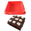 DIY Baking Cake Tools Square Non-Stick Silicone Cake Mold Oven Baking Pan Cake Form Tray Bread Bakeware Mould