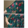 DIMANAF New 2026 Summer Beach Women Plus Size Vintage Lady Long Dress Loose Oversize Maxi Printing Cotton