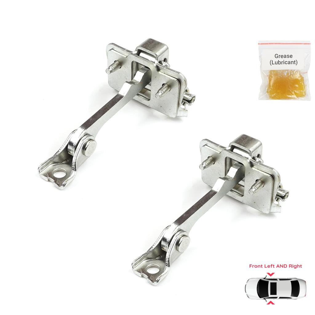 BDP949-1 2 Pieces Front Left AND Right Door Catch Hinge Brake Stop Check Limiter for Renault Master MK2 Opel Movano A Interstar 1998-2010 8200597523