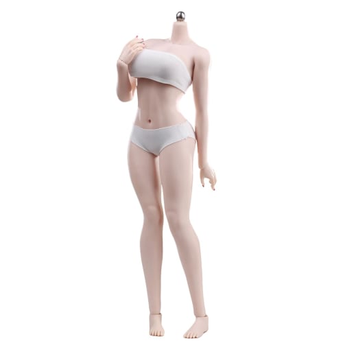 HiPlay JIAOUDOLL 1/6 Scale Figure, Super Flexible Female Body, Large Bust, Western-Style, Ver. 3.0, Highly Durable and Articulated (White Skin)