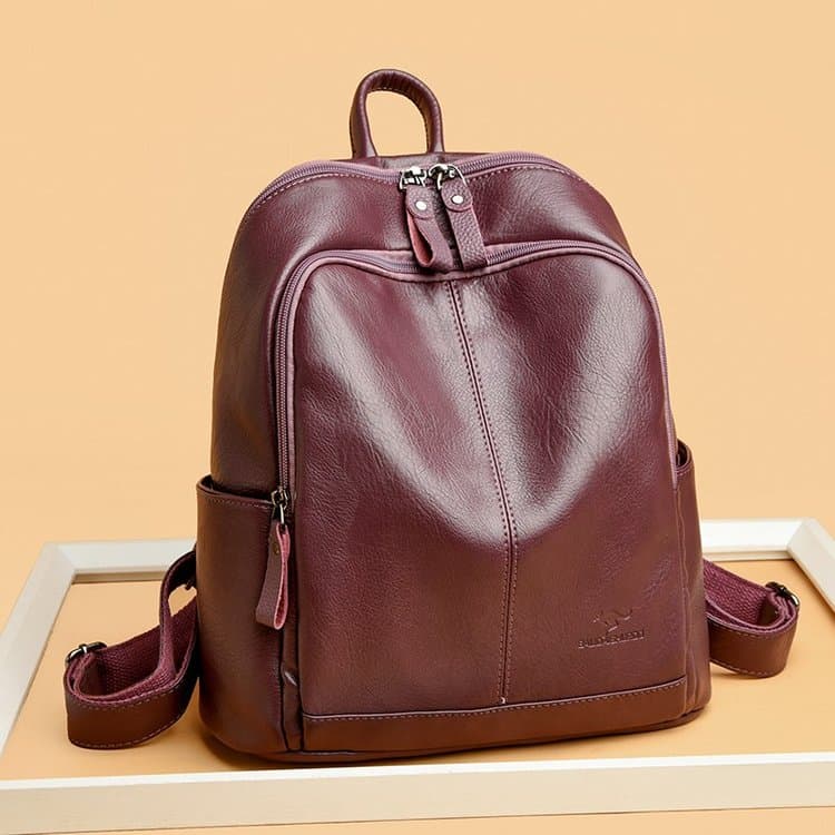New Simple Women s Large-capacity Backpack фиолетовый