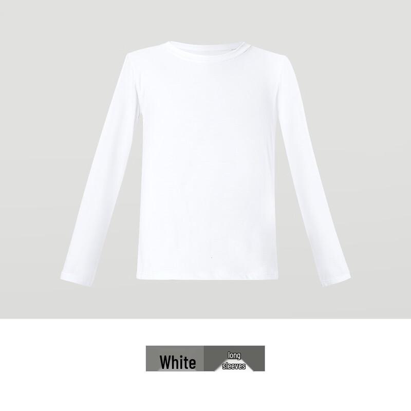 Ai Wu Ge Unisex Kids  Pure Cotton Long-Sleeve T-Shirt 120