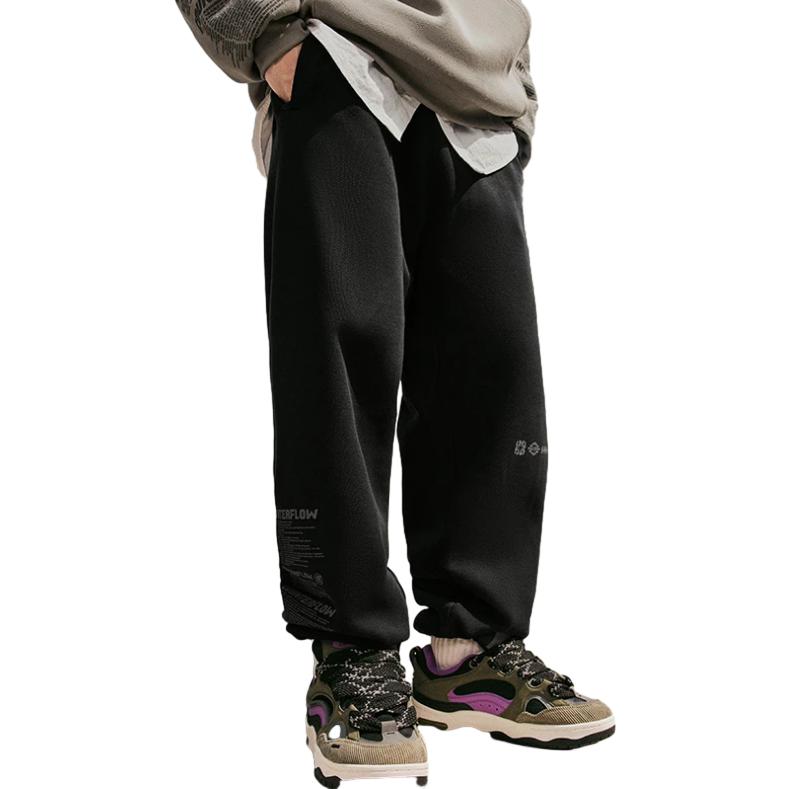 Li Ning CF Tracing Knitted Sweatpants Men's Black AKLTB03-1