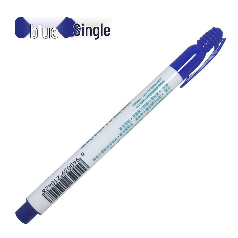 Taiwan Xiongshi 800 Fine Tip 0.5mm Waterproof Oil-Based Marker Pen синий