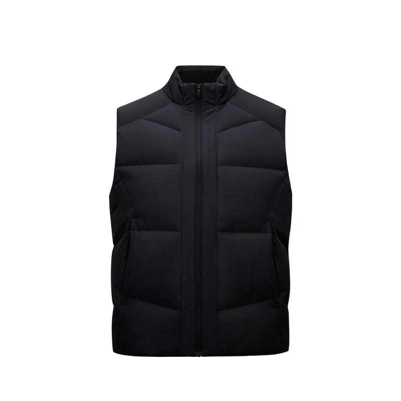 

Anta Comfortable Simple Solid Color Stand Collar Casual Versatile Down Vest Men vest 152547918-3 M