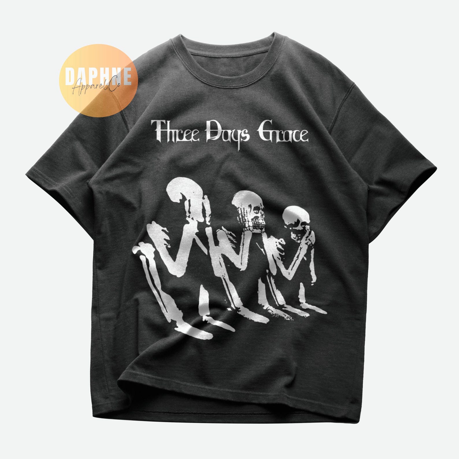 Three Days Grace T shirt: 90s Rock Band Tee S