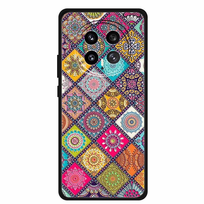 3D Emboss Case For Honor Magic 8 5G Phone Case 8 Pro Flowers Silicone Soft Coque Funda For Honor Magic8 Pro Back Cover Case Bag