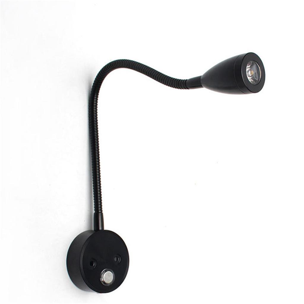 Alumínio preto 3000K 6000K Gooseneck 12 volts Mapa Luz Gráfico Luz, LED Lâmpada de Trabalho para Casa, Carro, Caminhão, Barco, RV e Aeronave