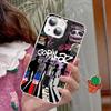 Hip Hop G-Gorillaz Phone Case For IPhone 15 13 12 Mini 11 Pro XS Max X XR 14 Plus Tempered Glass Cover