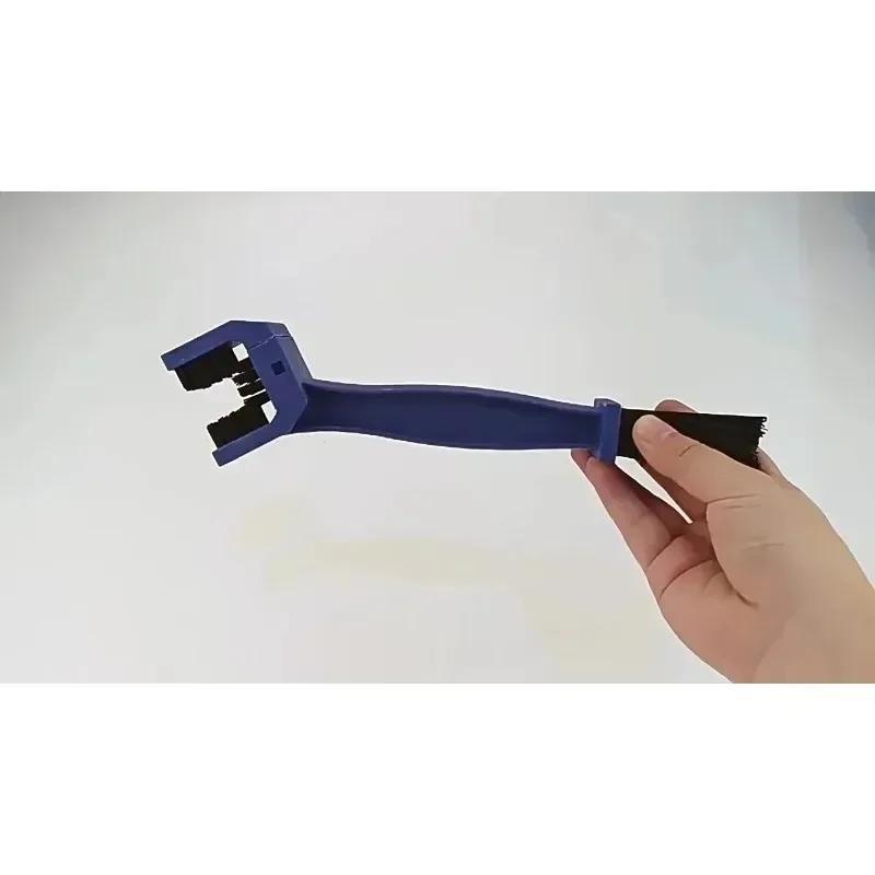 For Bicycle Clean Motorcycle Tools Chain Cleaner Maintenance Tool Portable Chain Cleaner Motorcycle Road Bike Chain Clean Brush
