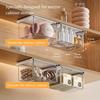 Clear Acrylic Cosmetic Organizer, Dust-Proof Drawer Storage Box, Stackable Storage for Makeup Swabs Cosmetics, for Bathroom & Shower