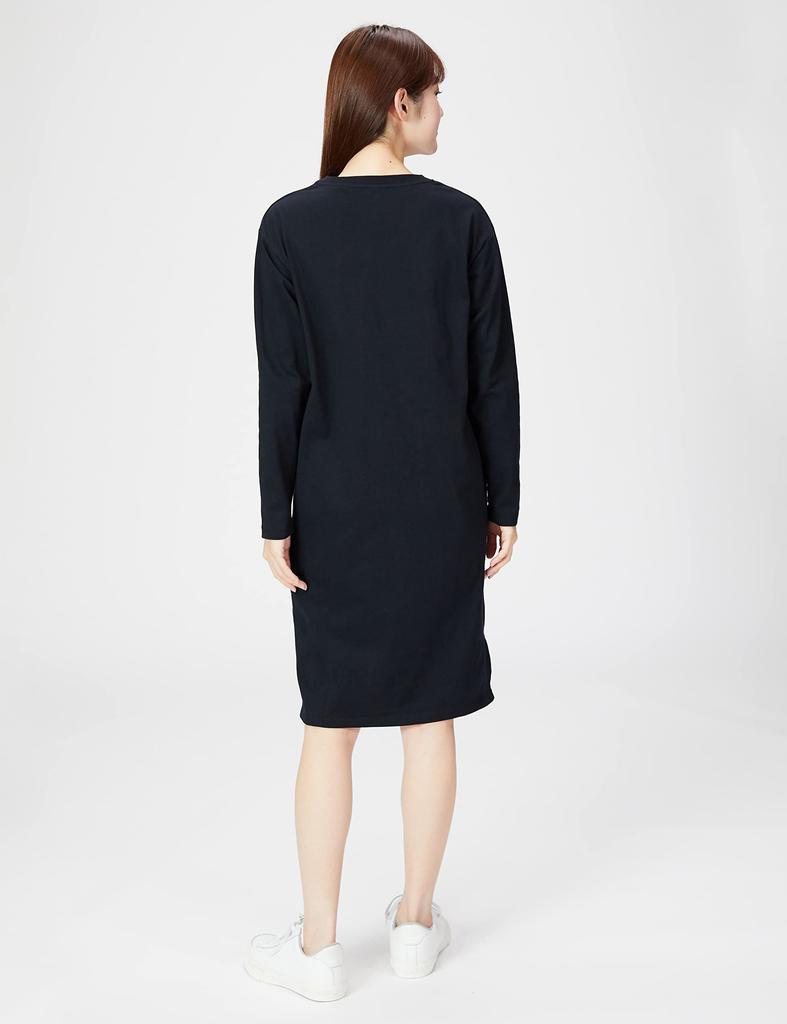 Champion Long Sleeve Crew Neck Cotton Dress with USA Script 100% Logo, CW-W401-090-L