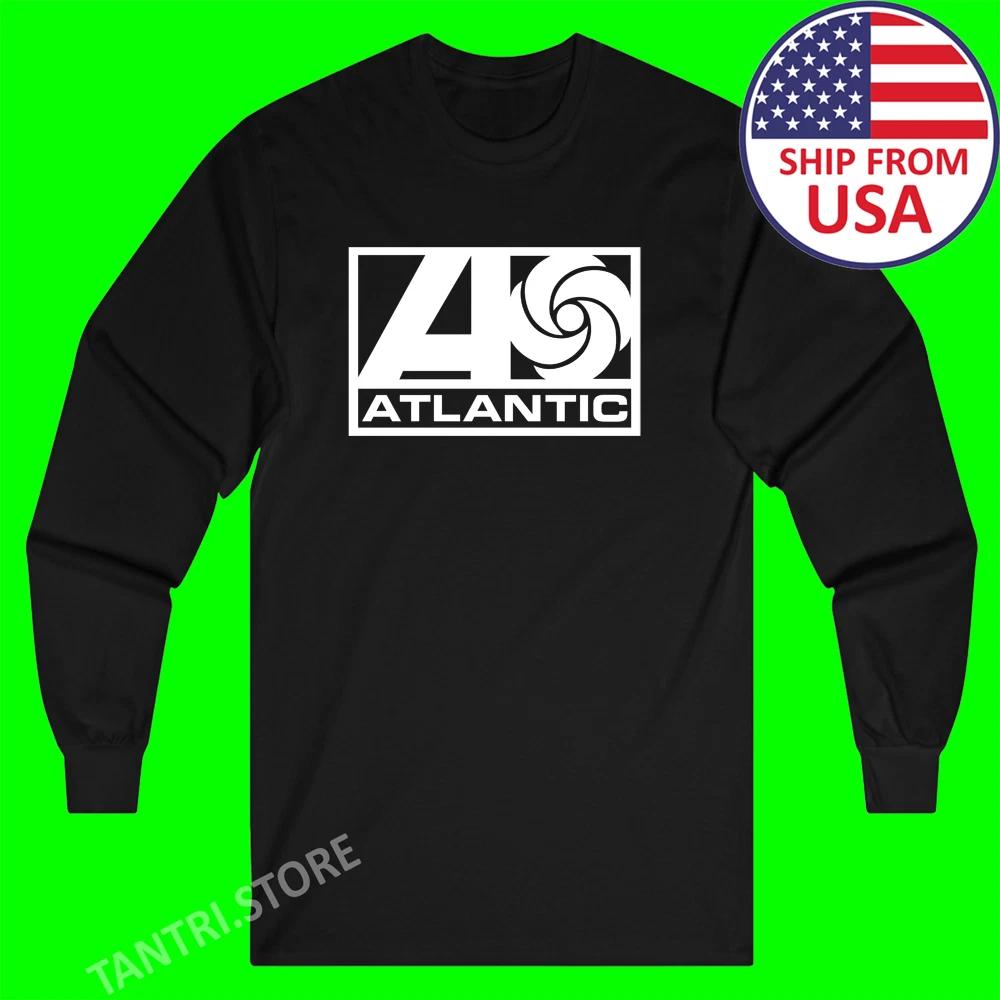 Atlantic Records Men s Black Size S to 2XL S