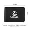 Car Emblem Driver License Cover Leather ID Credit Card Bag For Lexus IS300h NX300h IS250 RX350 NX300 Ct200h LX570 LX600 LX470 LS