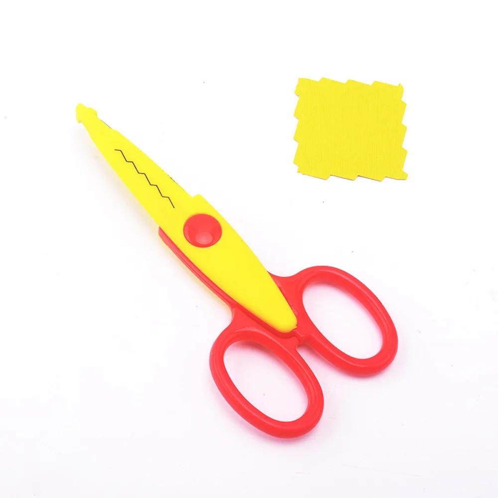 Student DIY Color Album Decorative Lace Scissors Comfortable Paper Cuttings Scissors Art Safety Scissors 2025