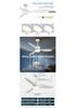 Pure Copper Motor Ceiling Fan Light, 85-265V Wide Voltage Compatibility