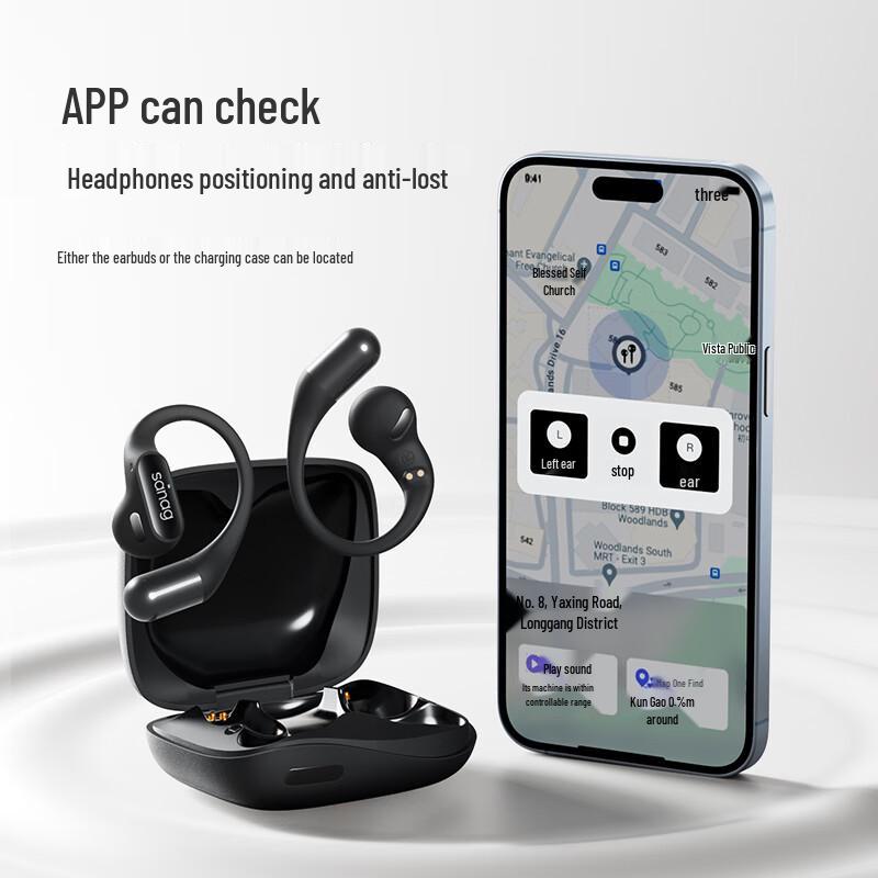 SANAG G6S Open-Ear Clip-On Sports Bluetooth Headset