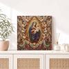 Pearl Painting 5D DIY Decorative Painting. Virgin Mary And Jesus With Angels. Cute Birthday Gift. Handmade Art Painting