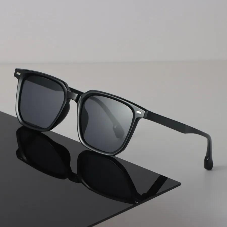 

Luxury Sunglasses Women Men Square Mirror Lens Brand Designer Black Sun Glasses Trendy Eyewear Unisex Sexy Cool Other