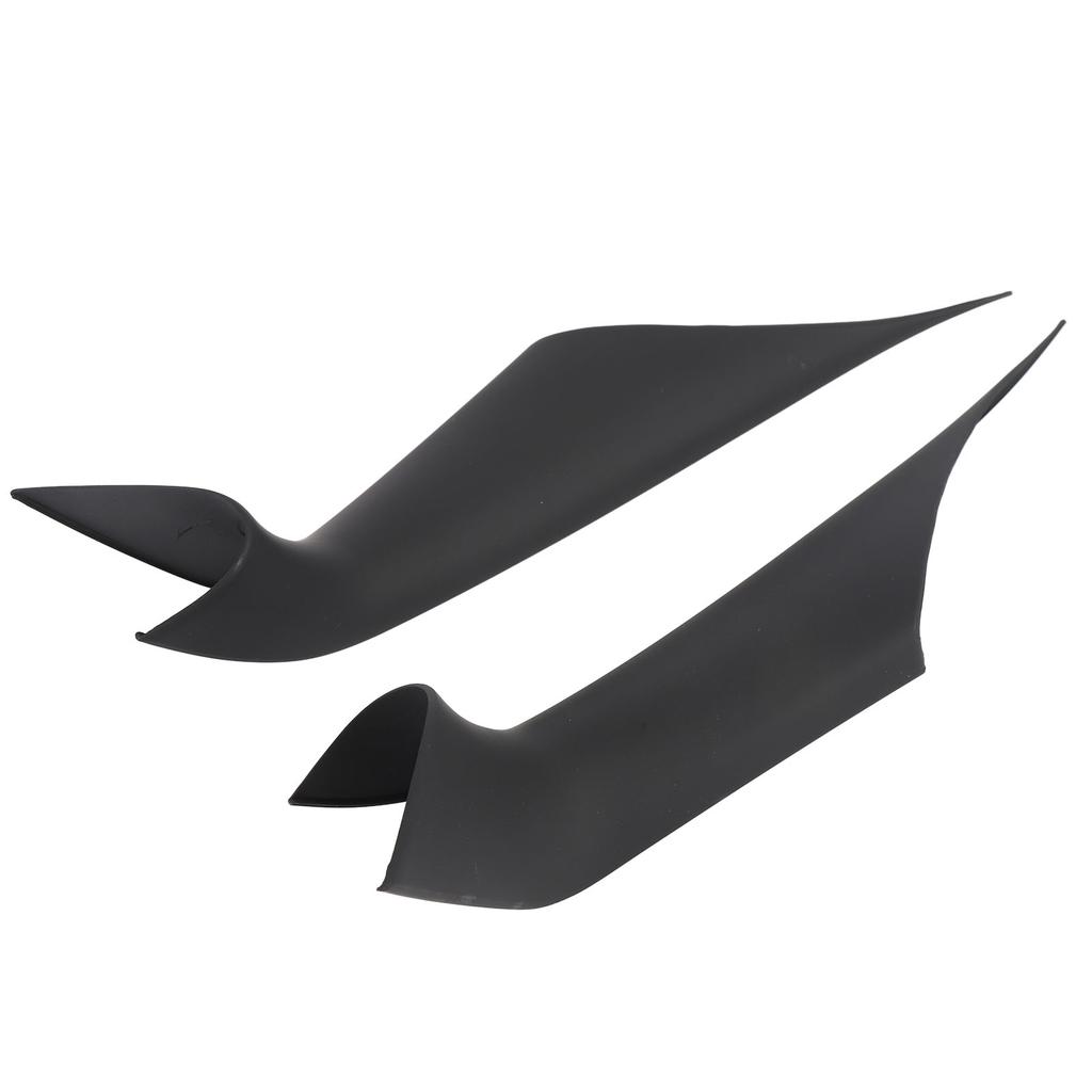 Paar Innentür-Ziehgriffabdeckungen Links Rechts Seite Mattschwarz Innentür-Ziehgriffabdeckung