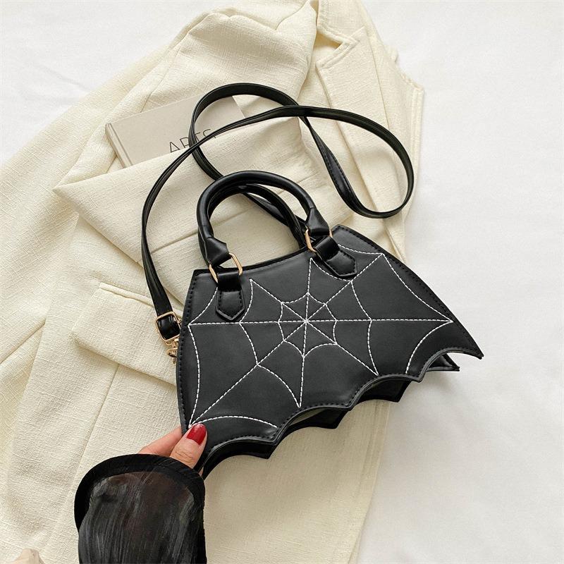 

Personalized bat handbag bag women s new summer embroidery thread solid color shoulder bag popular trend messenger bag bag