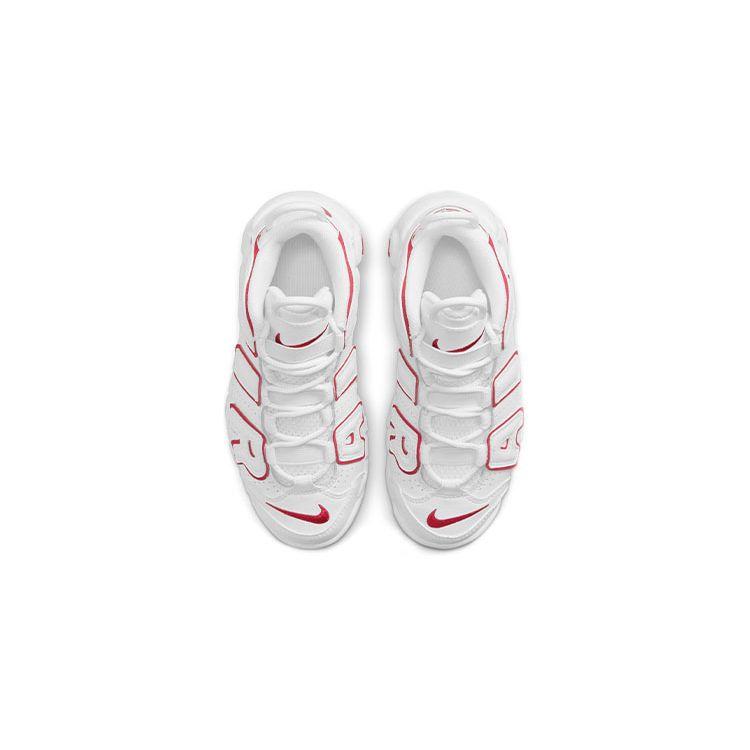 Nike Air More Uptempo PS White Varsity Red 2021 Kids Sneakers DJ5989-100