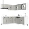 VidaXL Kitchen Cabinet Set 11 Pcs Porto Engineered Wood 3314937