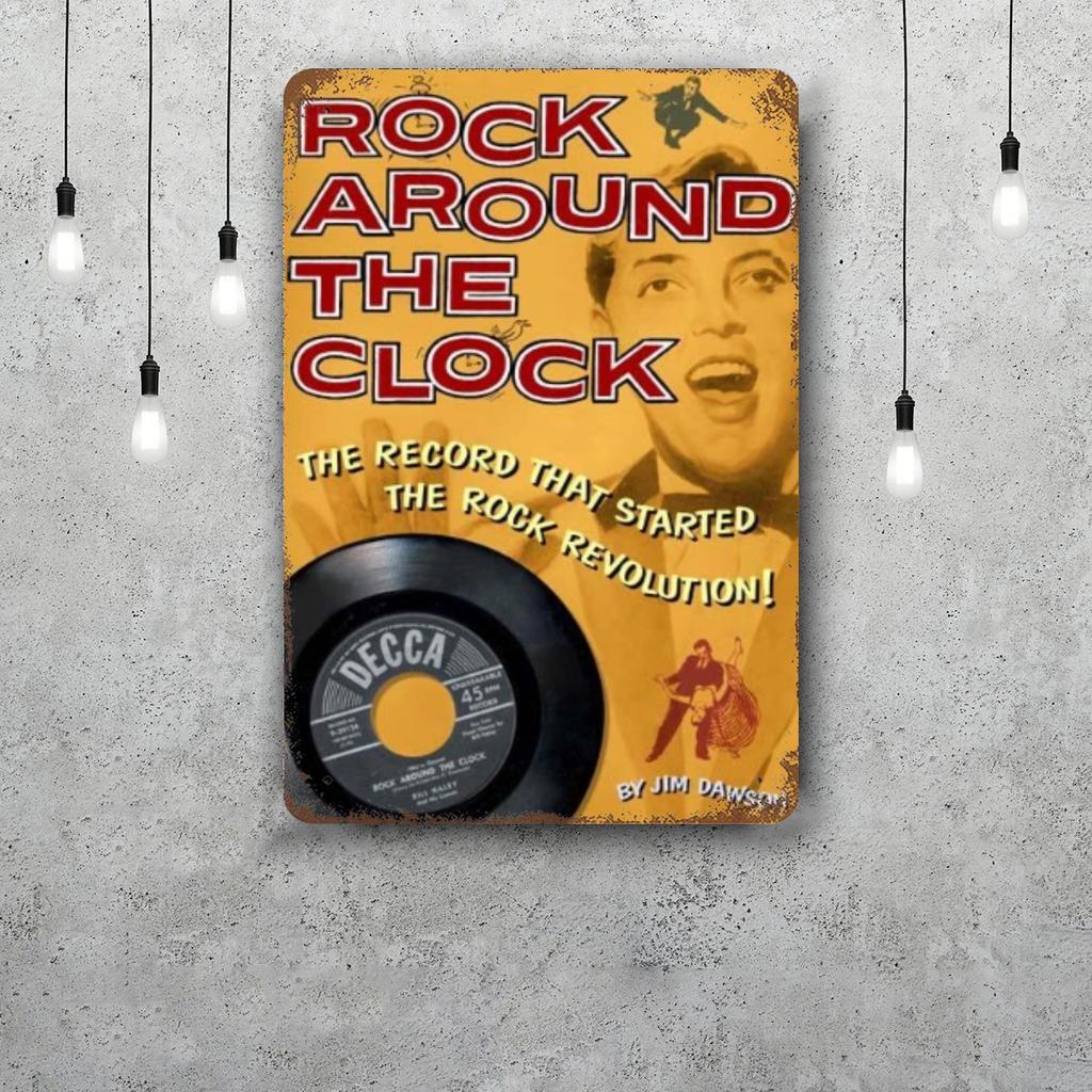 Bill Haley Retro Vintage Tin Sign Poster Decorative Plaque Metal Plate Wall Decor