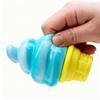 Mini Ice Cream Cone Squeeze Toy Cute TPR Stress Relief Fidget for Kids Adults Soft Slow-Rising Decompression Gadget for Anxiety Boredom Novelty Party