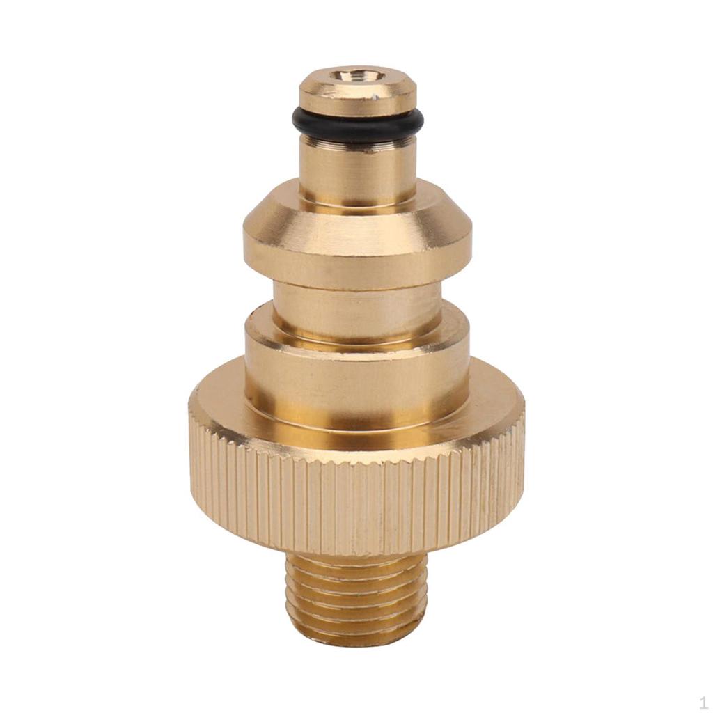 Metallschlauchverbinder, schnell verbinden Fittings Adapter-Set, 1/4 Zoll Massivmessing-Verbinder