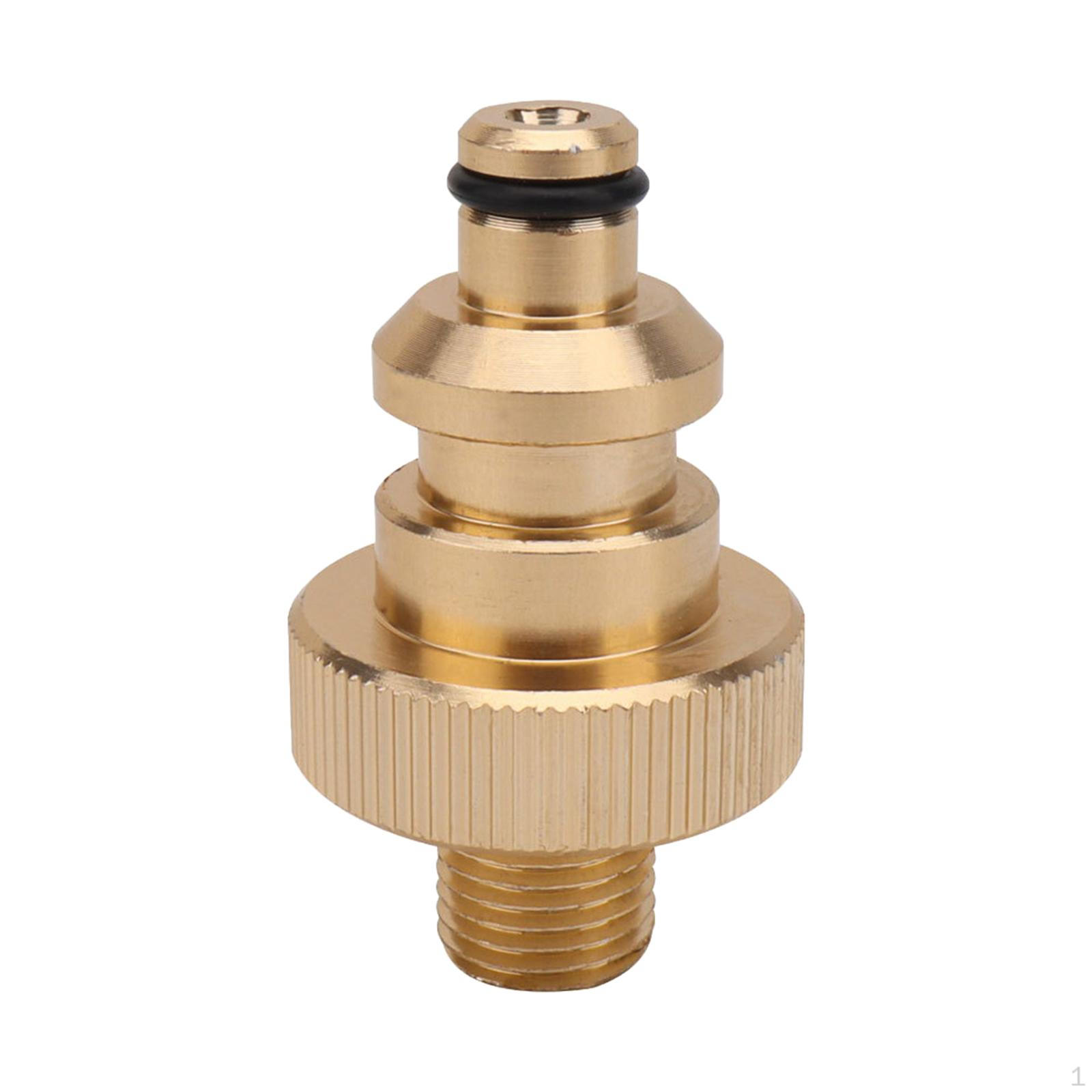 

Metal Hose Connector,connect quickly Fittings Adapter Kit,1/4 inch Solid Brass Connectors