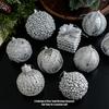 Sequin Christmas Ornament Rhinestone Rhinestone Christmas Ornament Pearl Christmas Ornament Lightweight For Window Display