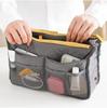 Korean Double Zipper Bag-in-Bag Organizer - Large Cosmetic Pouch