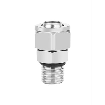 4 6 8 10 12 Hose Quick Twist 1/8 1/4 3/8 1/2 Inch BSPP Male 304 316L Stainless Steel Pipe Fitting Connector Air Water Pneumatic