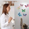 6Pcs 3D Colorful Butterfly Refrigerator Magnet DIY Home Office Kitchen Locker Fridge Realistic Mini Butterfly Magnetic Decoration Ornament