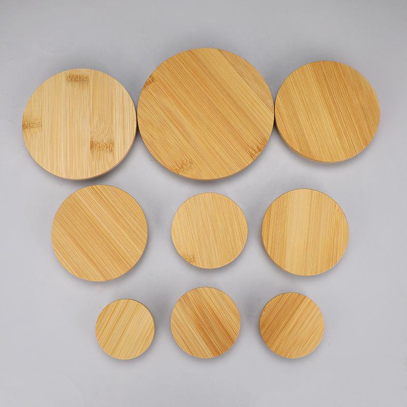 Bamboo Wood Lid for Glass Bottles and Jars