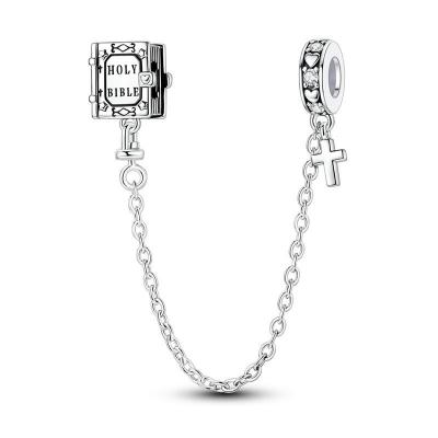 Charm Originale Stars Moon Safety Chain Pendants Beads Fit Bracelet Bangle For Women Charms Copper Luxurious Jewellery Gift