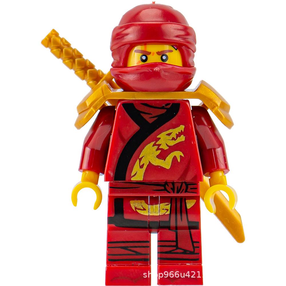Ninja Warrior Superhero Doll With Weapon Single Building Block Assembly Toy