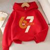 Print Children's Hoodies Kid Fashion Fleece Hooded Sweatshirt Boys Casual Fashion Sport Pullover