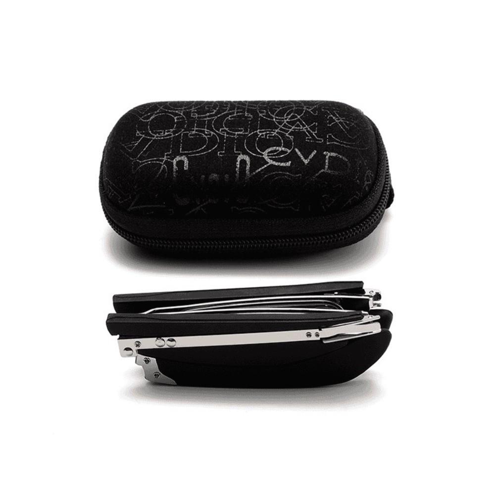 

360 Degree Rotating Foldable Reading Glasses Lightweight Elderly Eyewear Middle-aged People чорний