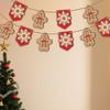 2D Christmas Decorations Wooden Christmas Flags For Shopping Malls, Shops, Corridors, And Aisles. Wooden Christmas Tree Hanging Flags