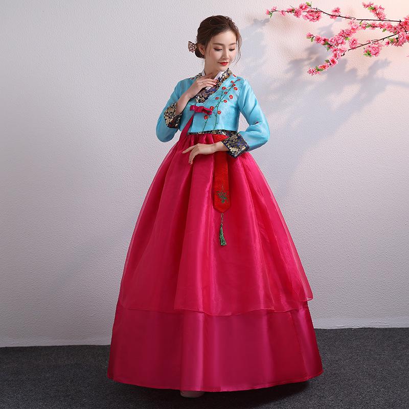 Hanboks Sieviešu izrāžu tērps Tradicionāls galma