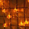 Halloween 3D Pumpkin LED String Lights: Ghost Festival Courtyard Decor