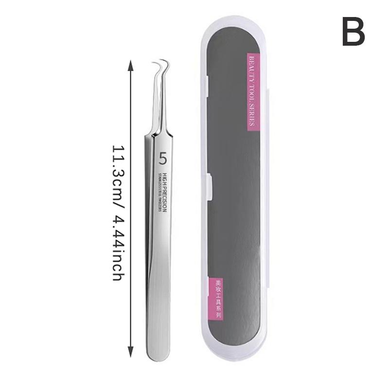 Blackhead Remover Tool Black Head Acne Blemish Pimple Extractor Acne Needles Tweezer Pore Cleaner Face Cleansing Tools Skin Care